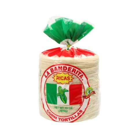 La Banderita Ricas White Corn Tortillas – 73.4 oz