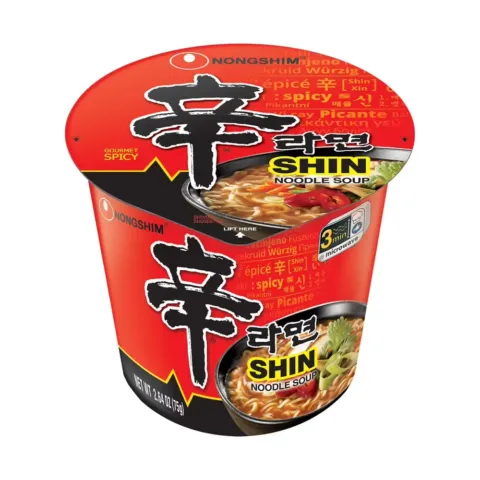 Nong Shim Shin Cup Noodle Spicy Beef – 117 g