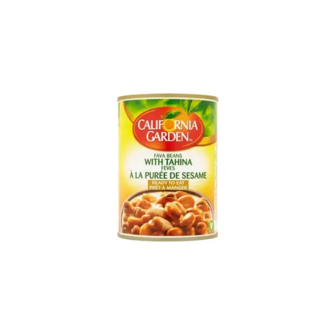 California Garden Fava Beans with Tahini – 400 g