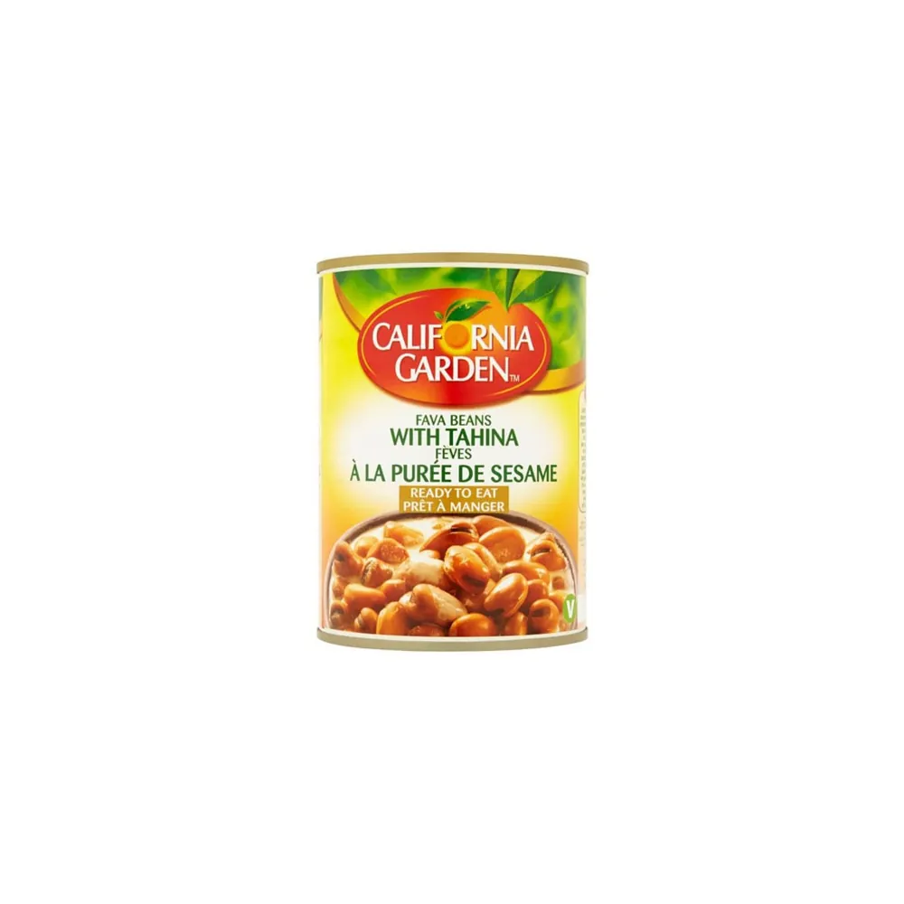 California Garden Fava Beans with Tahini – 400 g