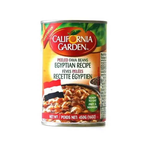 California Garden Fava Beans Peeled Egyptian Recipe - Foul Medamis – 450 g