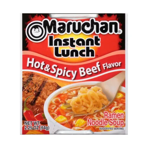 Maruchan Instant Lunch Hot & Spicy Beef – 2.25 oz