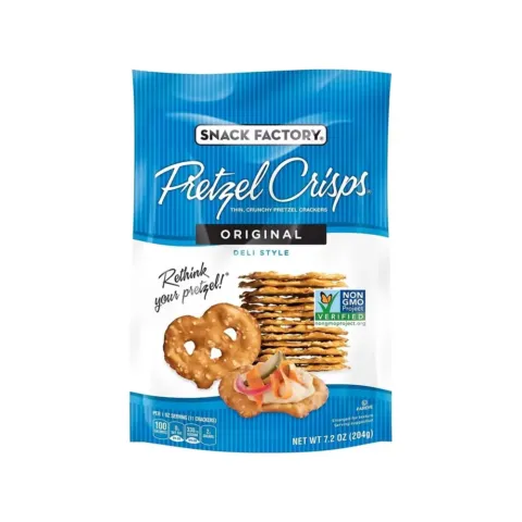Snack Factory Pretzel Crisps Original - Deli Style – 7.20 oz