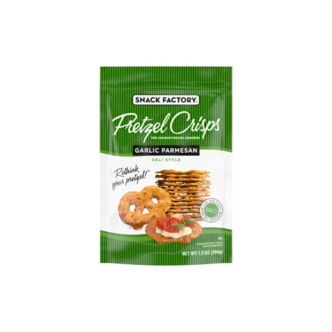 Snack Factory Pretzel Crisps Garlic Parmesan - Deli Style – 7.2 oz