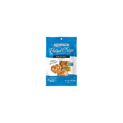Snack Factory Pretzel Crisps Original Deli Style Thin, Crunchy Pretzel Crackers – 28 g