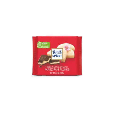 Ritter Sport Dark Chocolate with Marzipan – 3.50 oz