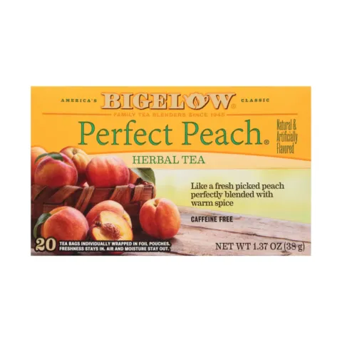 Bigelow Perfect Peach Herb Tea 1.37 Oz – 20.00 ct