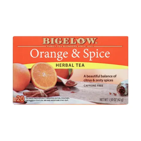 Bigelow Orange & Spice Herb Tea 1.50 Oz – 20.00 ct