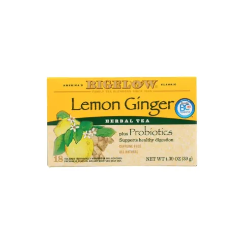 Bigelow Herb Plus Lemon Ginger 1.39 Oz – 18.00 ct