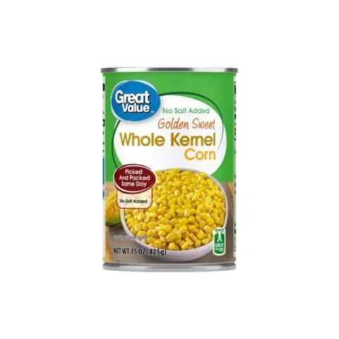 Great Value Golden Sweet Whole Kernel Corn – 15.25 oz