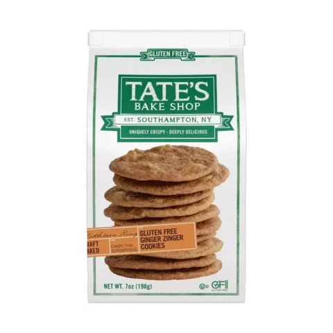 Tate’s Bake Shop Gluten FREE Ginger Zinger Cookies – 7 oz