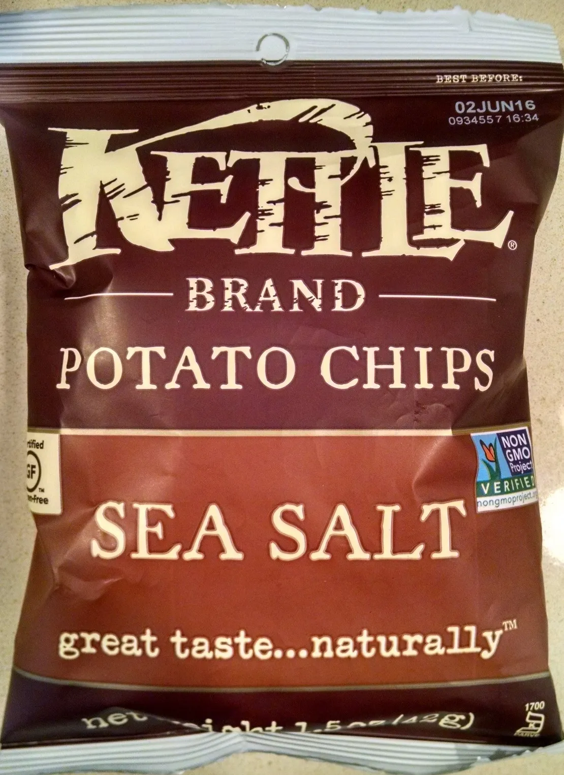 Kettle Brand Sea Salt – 1.50 oz