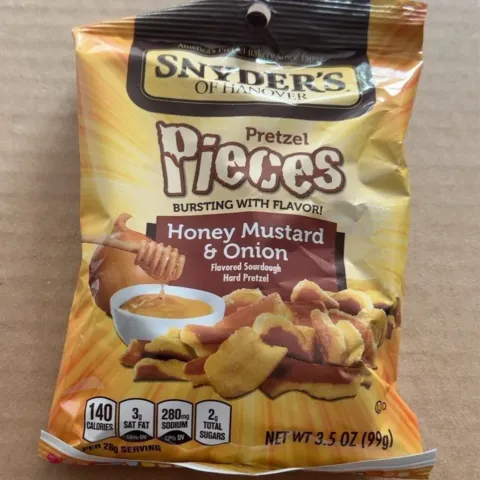 Snyder's of Hanover Hard Sourdough Honey Mustard & Onion – 3.50 oz