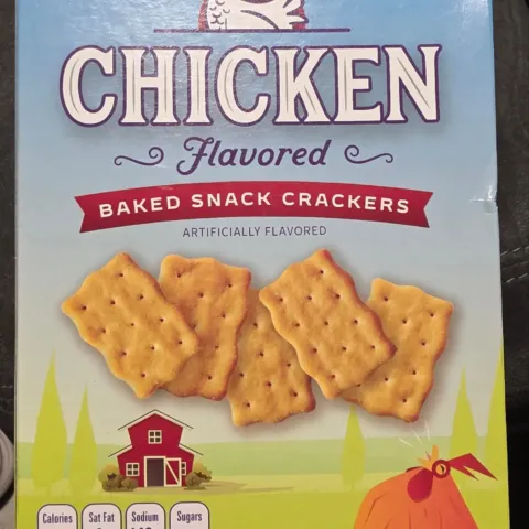 Chicken Flavored Snack Crackers – 6 oz
