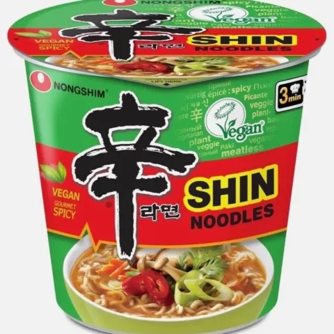 Nong Shim Shin Cup Noodle Soup Vegan – 75 g