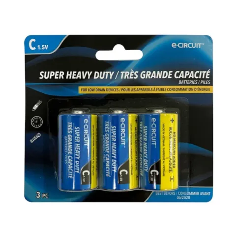 E-circuit Super Heavy Duty C – 3 pack