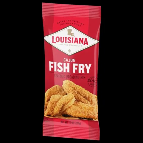Louisiana Fish Fry Cajun Crispy Seafood Breading Mix – 10 oz