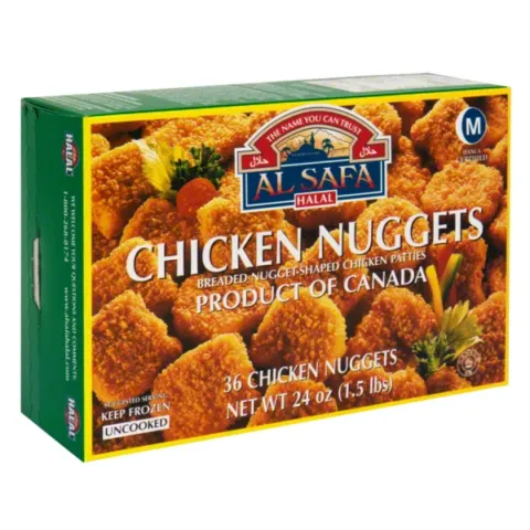 Al Safa Halal Breaded Chicken Nuggets – 36 ct