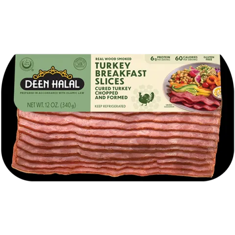 Deen Halal Turkey Breakfast Slices – 12 oz